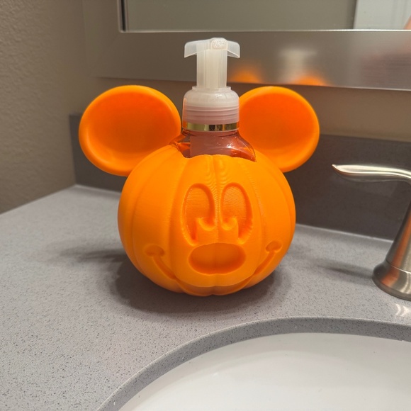 Mickey Mouse Pumpkin Soap Dispenser - Picture 1 of 4